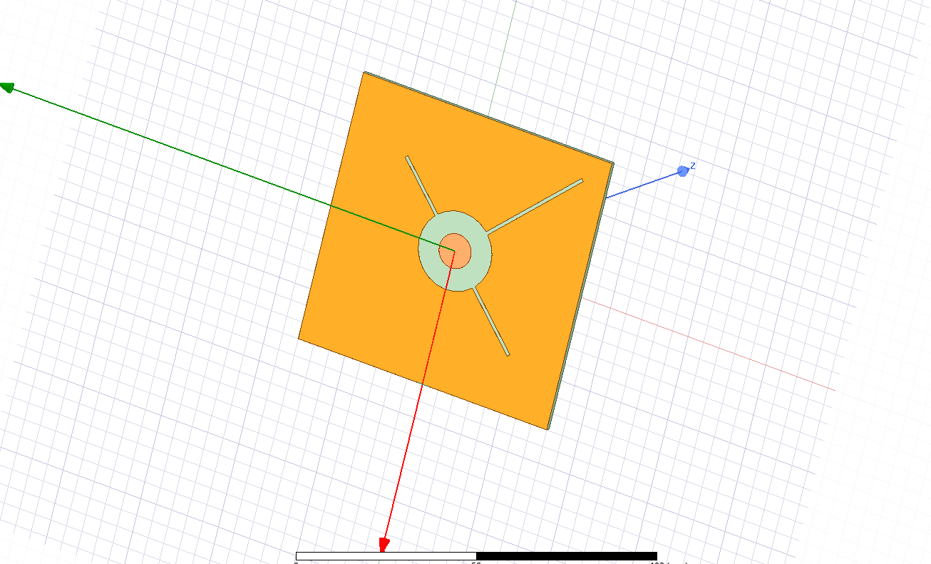3D Model - Patch Side View
